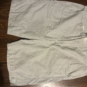 Ray Griffiths Gray Striped Athletic Shorts